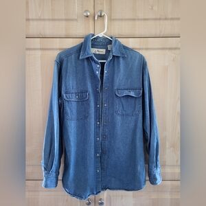 4/$20 Penmans 90's men's denim shirt
